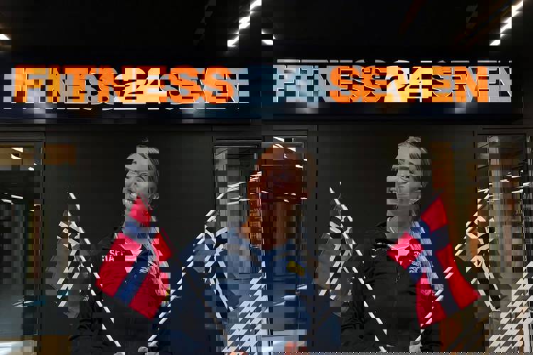 Fitness24Seven Med Norsk Flagga