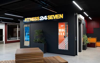 Heis og Logo Fitness24Seven Veitvet Treningssenter